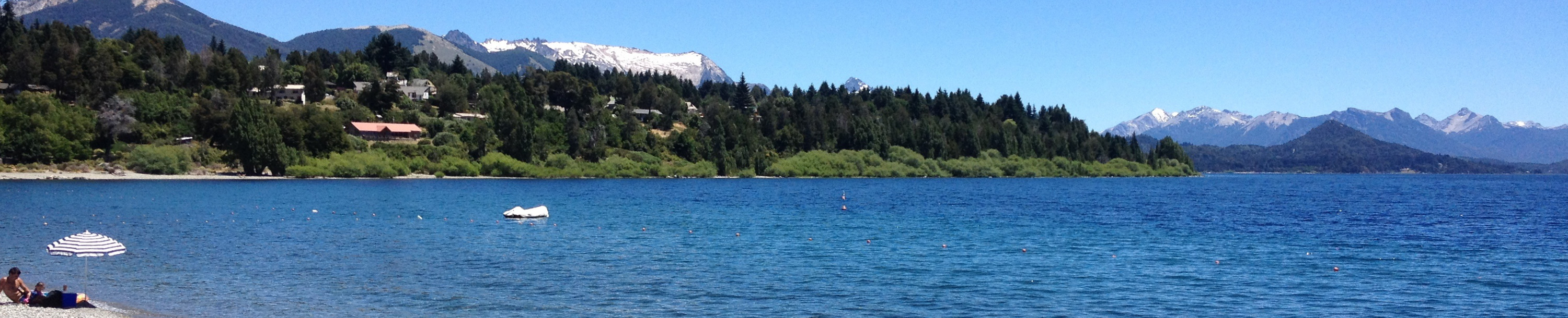 Lago y montañas en Bariloche